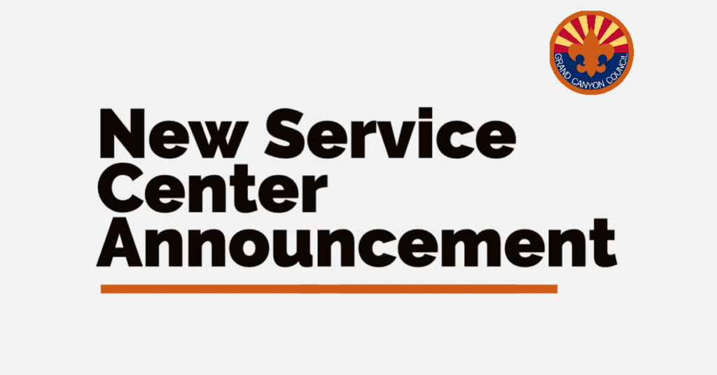 New Service Center Announcement